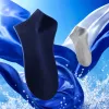 Dark blue mesh breathable summer thin short socks Specification image